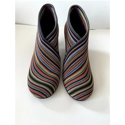 Botín United Nude Fold Sense Negro/Rayas Multi Elástico Parte Superior Talla EU 39 Foto 1 de 4