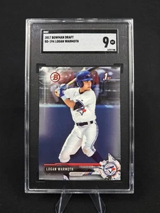2017 Bowman Draft #BD-194 Logan Warmoth SGC 9 - Picture 1 of 2