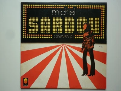 Michel Sardou 33Tours vinyle Olympia 75 verso printed in france ELS chatillon 92 - Photo 1/2