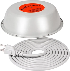 1000W Floating Pond Heater Thermostatic Outdoor Fish Pond De Icer with Auto Heat - Picture 1 of 12