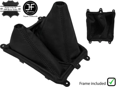 BLACK STITCH LEATHER MANUAL GEAR & HI LOW BOOT + FRAME FOR FORD RANGER 06-11 - image 1 of 2