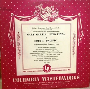 South Pacific LP vinyl record vintage ML4180 1949 - Rare Canadian Issue - Picture 1 of 2
