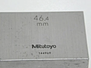 MITUTOYO GAGE BLOCK 46.4 MM - Picture 1 of 1