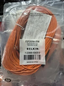 NEU BELKIN DUPLEX LWL PATCHKABEL F2F20290-20M, 7-22868-43633-2 - Bild 1 von 2