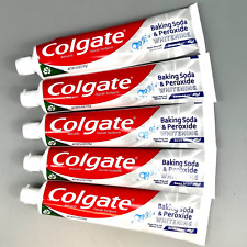 Colgate 重曹 & 過酸化物歯磨き粉 ホワイトニング ブリスク ミント 5PK x 6オンス Exp5/24+