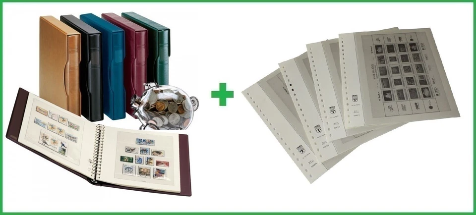 Lindner 241 80 1124V Russia Soviet Union Album Pages 1980-1982