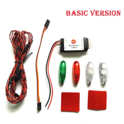 Simulation Navigation Light 2-3S Voltage 3V LED Six Modes for RC Fixed-Wing Airc - Image 1 of 4