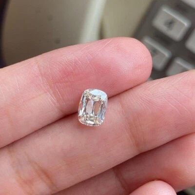 VVS1  1 Ct cushion Cut Loose  Diamond  D Grade Gemstone 1 +free gift - Image 1 of 4