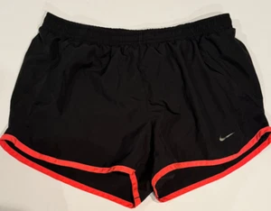 Nike Shorts Girls M Medium Black Dri-Fit Gym Running Athletic Youth Kids - Picture 1 of 4