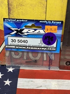 XRAY 30 5040 SCREW FOR: EXTERNAL DIFF ADJUSTMENT SPRING-Steel 1pc. NEW USA SHIP - Picture 1 of 4