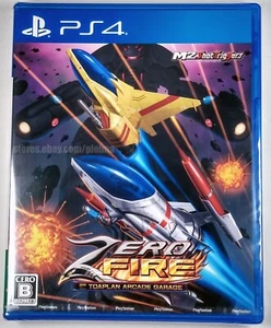 ZERO FIRE Toaplan Arcade Garage PS4 PlayStation 4 Game JP Release (NO ENGLISH) - Picture 1 of 4