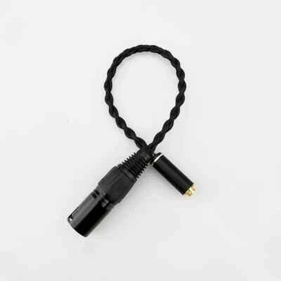 4.4mm Female to 4 Pin XLR Male OFC Pure Wire Balanced Headphone Adapter Cable - Image 1 of 4