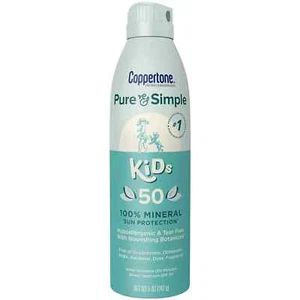 Coppertone Pure and Simple Kids Sunscreen Spray SPF 50, 5 Oz*READ DESCRIPTION* - Picture 1 of 3