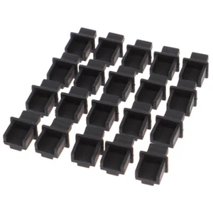 20pieces  RJ45 Network Port Protective Rubber Cover Network Connector End Cap.bf - Afbeelding 1 van 12