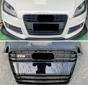 Parachoques delantero negro rejilla hexagonal para AUDI TT TTS 8J 2008-2014 - Imagen 1 de 4