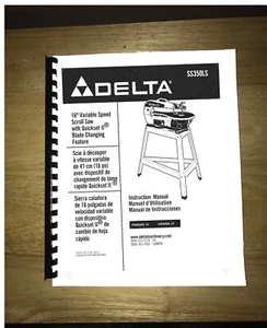 Delta 16" Scroll Saw Instruction Manual #SS350LS - Picture 1 of 1