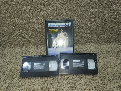 CONQUEST VHS HI-FI 2 Tapes MPI Home Video 1985 NASA Space Program RARE  USA - Image 1 of 4
