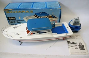 Vintage Battery Operated Tethered 3377 SCHUCO SAMARA II Elektro-Boot Boat - Picture 1 of 1