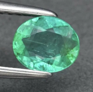 EMERALD 0.48ct Green Oval 6.0x5.0mm Natural Untreated VS Clarity from Ethiopia - Imagen 1 de 7