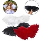 Christmas Tree Decor Angel White Wing DIY Costume Festival Feather Wing  Doll
