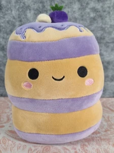 Squishmallow 7" Paden The Blueberry Pancake Kellytoy - Picture 1 of 7