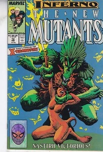 MARVEL COMICS THE NEW MUTANTS VOL. 1 #72 FEB 1989 FAST P&P SAME DAY DISPATCH - Picture 1 of 1