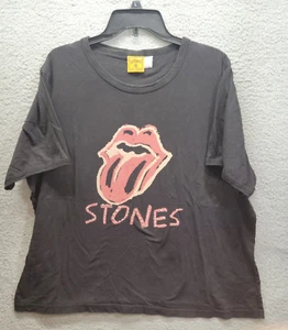 Rolling Stones Rockware Rhinestones  Tshirt  Womens Size 26W/28W Black 2006 - Picture 1 of 7