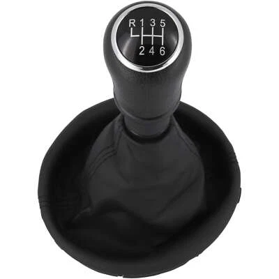 Schaltknauf + Schaltsack mit Rahmen passend für VW T5 | BJ 2003-2015 | 6 Gang - Bild 1 von 4