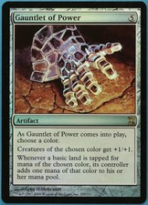 Gauntlet of Power FOIL Time Spiral PLD Artifact Rare CARD (182062) ABUGames