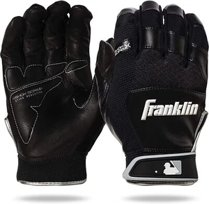 Franklin Shok-Sorb X Erwachsene Baseball Schlaghandschuhe Größe Small schwarz Paar - Bild 1 von 6