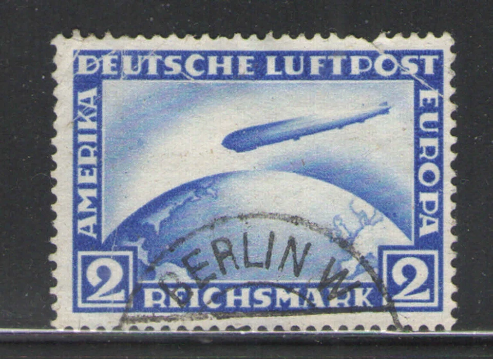 Germany - Weimar Era 1928-31 Sc# C36 Used G - 2M Zeppelin - Image 1 of 1