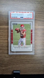 2017 Panini Playoff Patrick Mahomes RC PSA 10 | Chiefs ROOKIE Gem Mint - Bild 1 von 2