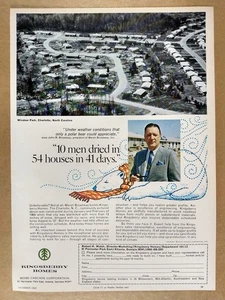 1969 Kingsberry Homes Windsor Park Charlotte NC vintage print Ad - Picture 1 of 1