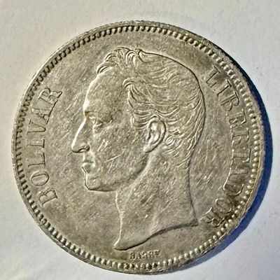 1886 VENEZUELA 5B AU CLEANED - Image 1 of 2