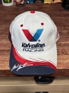 Gorra ajustable deportiva bandera a cuadros Mark Martin #6 Valvoline Racing NASCAR - Imagen 1 de 10