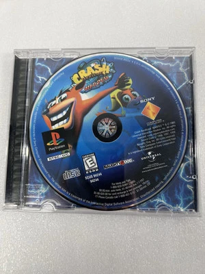 Crash Bandicoot Warped – (Sony PlayStation PS1) Black Label No Manual - TESTED - Image 1 of 4