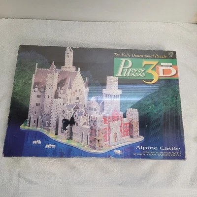Puzz3D 3D головоломка альпийский замок 4436 1000шт винтажный 1994 запечатанный - Изображение 1 из 3