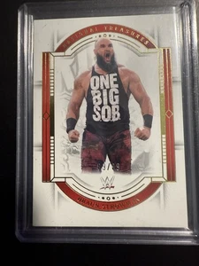2024 Panini National Treasures WWE Braun Strowman 89/99 - Foto 1 di 2