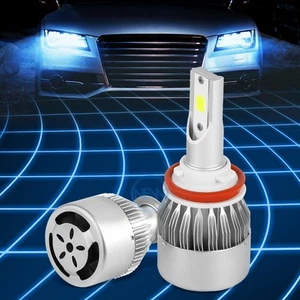 Superior Lifespan 6000K Super Blanco LED H8 FARO Bombillas Kit + Ventilador Coolong - Imagen 1 de 7