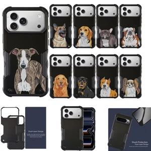 Para [iPhone 17 PRO][DUAL TACTICAL][Estuche híbrido de dos piezas] Cubierta para perro - Imagen 1 de 46