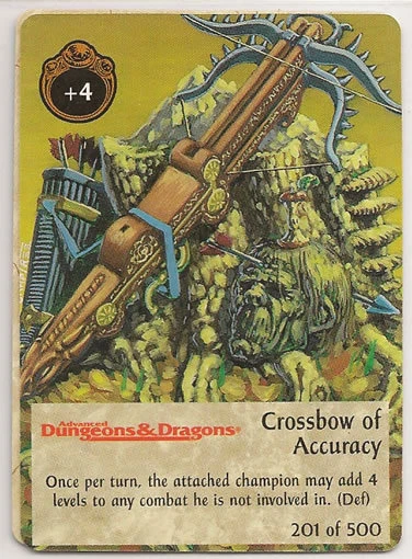 Spellfire 4th Edition Card M/NM 201/500 Crossbow of Accuracy - Image 1 of 1