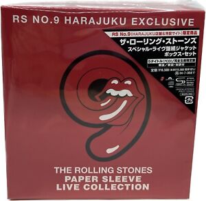 Neues AngebotThe Rolling Stones PAPIERHÜLLE LIVE SAMMLUNG SHM-CD BOX Set Harajuku RS NR. 9