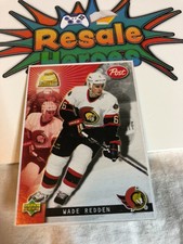 Wade Redden Ottawa Senators NHL Hockey Card Post Kraft Collection #10 1998