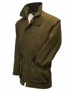 Walker & Hawkes Mens Derby Tweed Shooting Hunting Country Jacket Coat Red Stripe - Picture 1 of 6