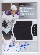 2007-08 UD ULTIMATE JACK JOHNSON RC AUTO JERSEY /35 ROOKIE SIGNED DEBUT THREADS