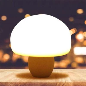 Rechargeable Mushroom Night light lamp 3 brightness bedside Led bedroom Light - Picture 1 of 13
