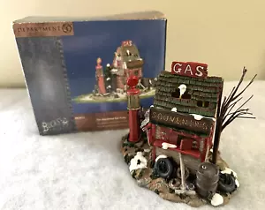 Dept 56 The Abandoned Gas Pump #55121 Snow Village Buck's County ~ RETIRED - Picture 1 of 7