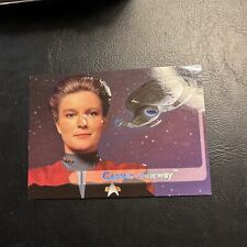 Jb8b Star Trek Voyager Embossed 1995 E1 Captain Janeway, Kate Mulgrew