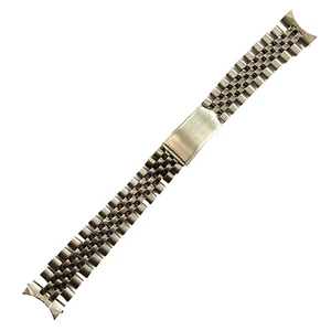 RELOJ PULSERA ROLEX 20MM EE. UU. JUBILEO ACERO INOXIDABLE PULSERA CON TERMINALES - Imagen 1 de 6