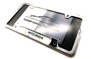 Chrome license plate frame - Mitsubishi - Bild 1 von 2